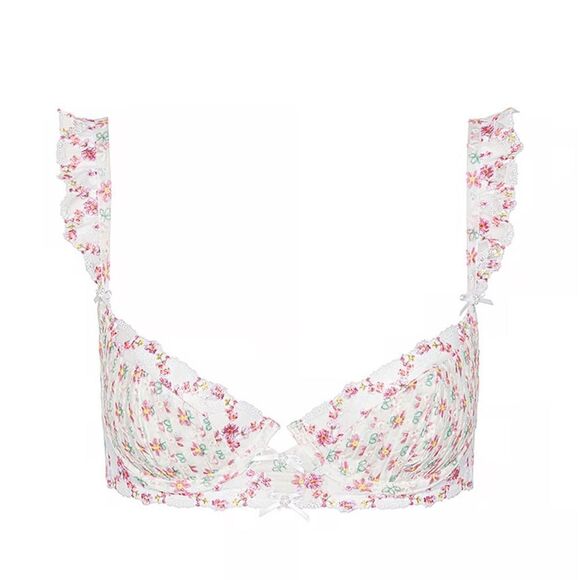 For Love and Lemons Blooms Underwire Bra in Ivory - Picture 6 of 7